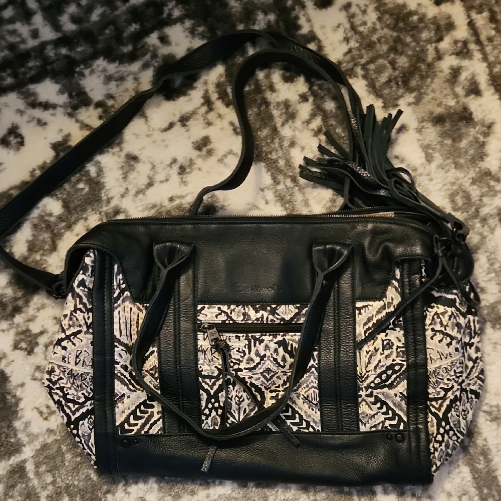 Sakroots,Black and White Large Tote Bag,used
